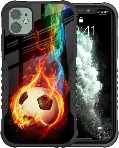Vista 7 de Funda compatible con iPhone 11, diseño de cielo estrellado de baloncesto, universo estrellado, para hombres y niños, a prueba de golpes Universo