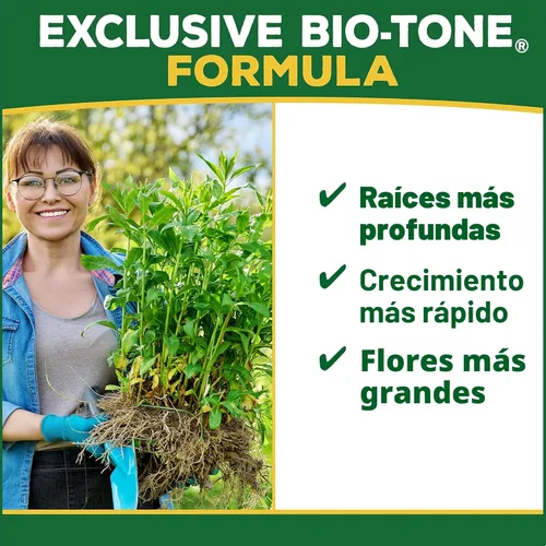 Vista 4 de Espoma Fertilizante orgánico de tono perenne 4-3-4 natural y orgánico y alimento vegetal para árboles y arbustos de hoja perenne. Bolsa de 18