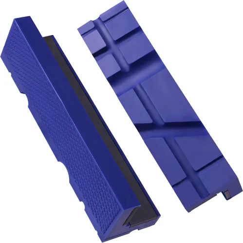 Vista 8 de WORKPRO 2 pares de almohadillas para mordazas de tornillo de banco de 4-1/2", fundas protectoras magnéticas de TPU para mordazas de tornillo