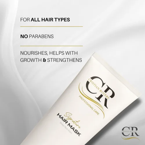 Vista 4 de Cristian Rovere - Mascarilla para el cabello distintiva, mascarilla para el cabello acondicionador profundo con infusión de manteca de karité
