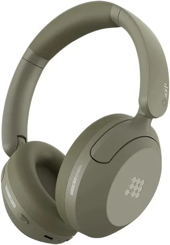 Vista 5 de Cubitt Auriculares Power con ANC híbrido Auriculares Bluetooth 5.4 sobre la oreja con 60 horas de reproducción, 4 micrófonos, pausa automática