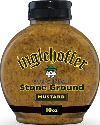 Vista 9 de Inglehoffer Mostaza cremosa de eneldo, salada con limón y alcaparras, 9.75 onzas Creamy dill mustard with lemon & capers for sandwiches, seafood &