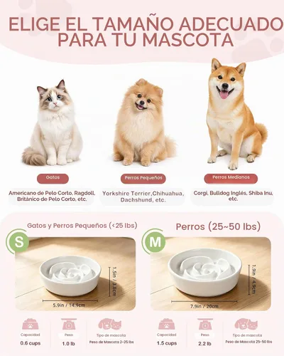 Vista 7 de TRUVIC Recipientes de alimentación lenta para perros de cerámica, tazón de rompecabezas de alimentación lenta de 1.5 tazas para perros que comen