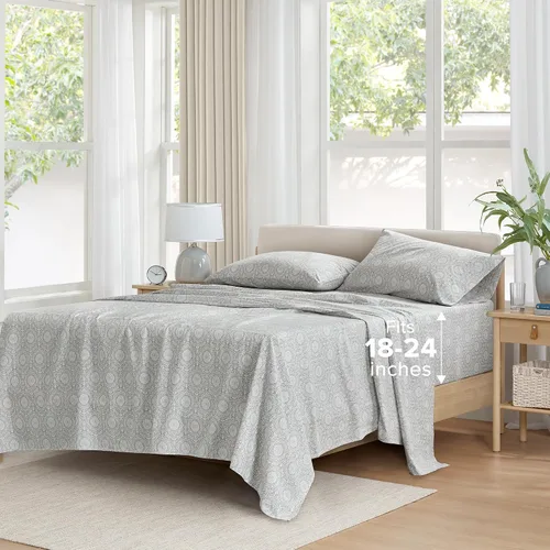 Vista 25 de Comfort Spaces - Sábanas con fundas de almohada Paisley Multi