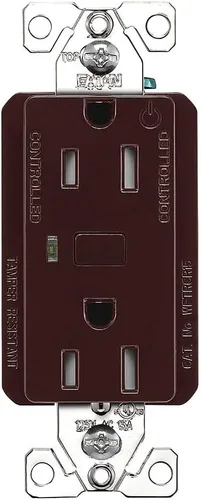 Vista 10 de Eaton WFTRCR15-BK-SP-L Wi-Fi Smart El receptáculo inteligente funciona con Alexa, negro: un dispositivo certificado para humanos