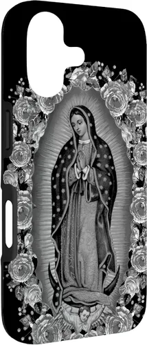 Vista 3 de Our Lady Virgen De Guadalupe - Carcasa floral para iPhone 17