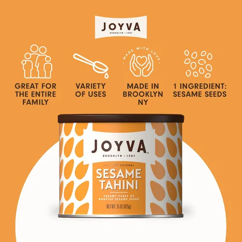 Vista 4 de Joyva Tahini de sésamo (3x15 oz) por Joyva