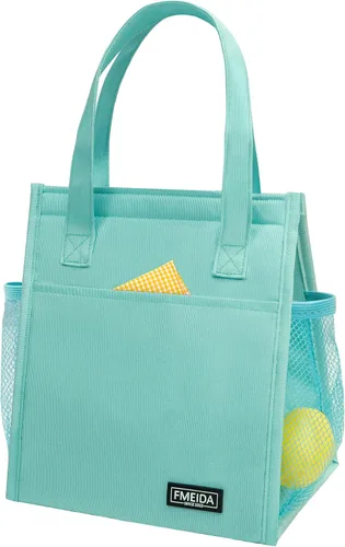 Vista 17 de Bolsa de Almuerzo Aislada para Mujeres, Bolsas de Almuerzo Pequeñas de 6.75L con Múltiples Bolsillos, Bolsa Térmica Reutilizable para Trabajo