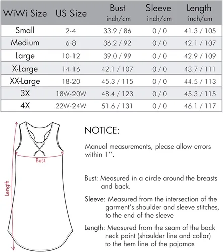 Vista 6 de WiWi Camisón de viscosa suave de bambú para mujer, sin mangas, espalda cruzada, tallas grandes, tallas S-4X