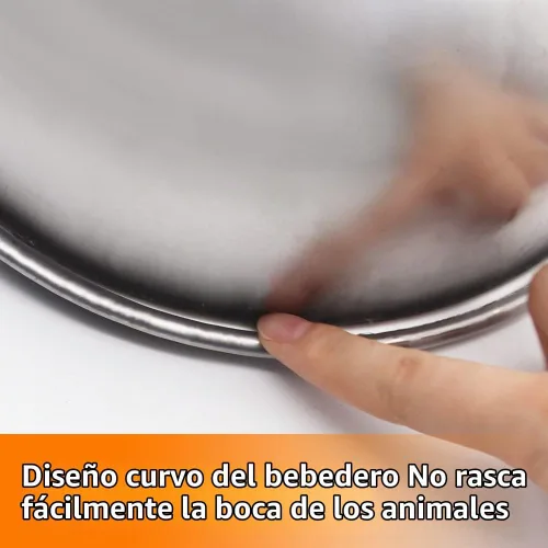 Vista 2 de Bebedero automático de acero inoxidable 304 con válvula de flotador y manguera de agua de 3/4 pulgadas – Cuenco autolenado para perro, gato, pollo