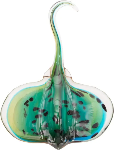 Vista 3 de Beachcombers Figura de Stingray de cristal multicolor
