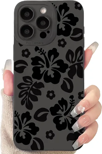 Vista 20 de Lovmooful Funda para iPhone 13 Pro Max, diseño negro, mariposas grandes Big Butterfly