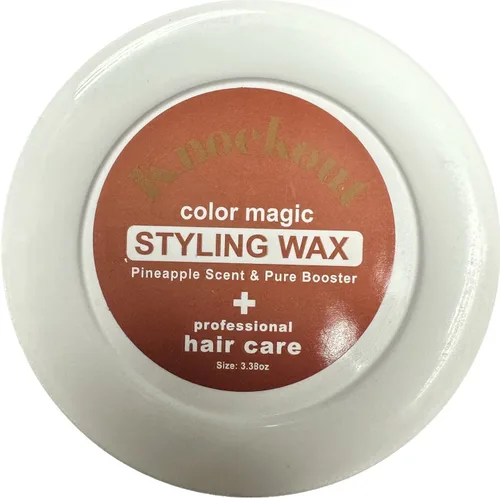 Vista 6 de Knockout Color Magic Hair Styling Wax (01 Charcoal)
