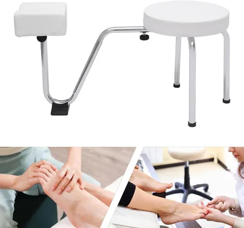 Vista 8 de Taburete portátil de pedicura para pedicura y salón de spa