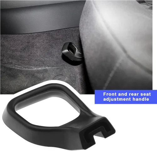 Vista 4 de Manija de ajuste de asiento Palanca delantera derecha compatible con A3 S3 8P TT TTS TTRS 8J R8 8P0881232 Reemplazo trasero reclinable manija