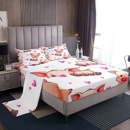 Vista 39 de Feelyou Juego de ropa de cama con alfabeto 3D, juego de sábanas coloridas del alfabeto inglés para niños y adultos, sábanas de dibujos animados