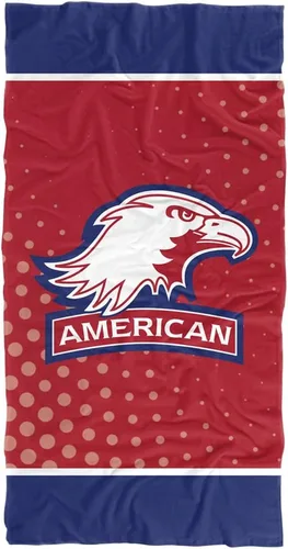 Vista 187 de LOGOVISION Manta Abilene Christian University, 30x60 Logo Dots CottonFront/PolyBackBeachTowel