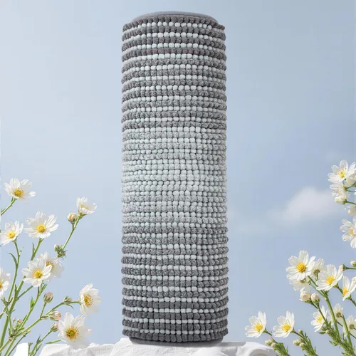 Vista 39 de BSICPRO Tapetes de baño de felpilla, 20 x 32 pulgadas, antideslizantes, absorbentes, suaves, peludos, para baño, lavables a máquina (salvia)
