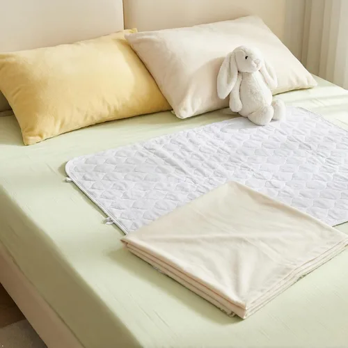 Vista 2 de Paquete de 3 almohadillas acolchadas de algodón para silla, lavables, impermeables, extra absorbentes, reutilizables, para niños y mascotas