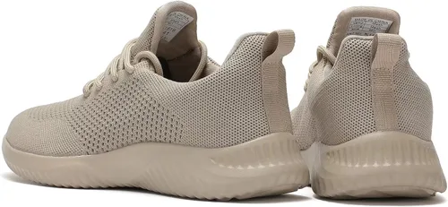 Vista 5 de Wrezatro Zapatos para caminar para hombre, ultraligeros, transpirables, antideslizantes, informales, de moda, de malla, para entrenamiento, deportes