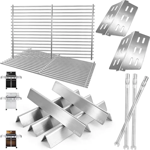 Vista 13 de Kit de Piezas de Parrilla para Weber Genesis 300 310 330 Piezas de Parrilla para Weber Genesis E330 E310 S310 S330 EP330 EP310 S320 E320 Piezas