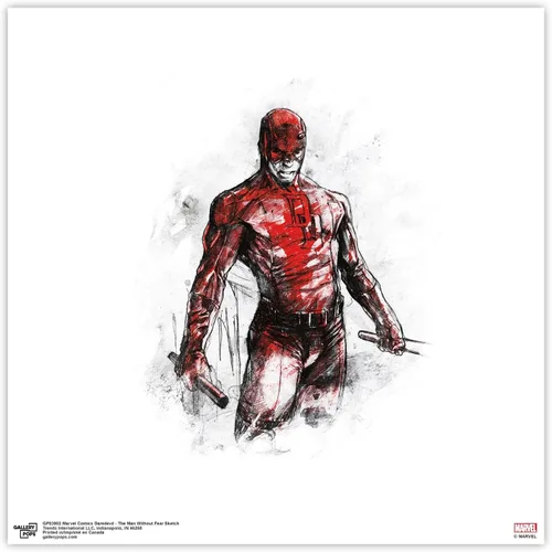 Vista 9 de Trends International Gallery Pops Marvel Comics Daredevil - Póster de pared con dibujo de The Man Without Fear, 12.00 x 12.00 pulgadas, versión