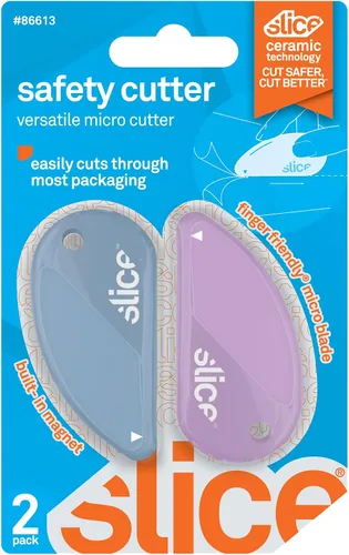 Vista 19 de Slice Micro cortador de seguridad Cortador de caja de cerámica seguro que dura 11 veces más que el metal Abrecajas de llavero 1 paquete