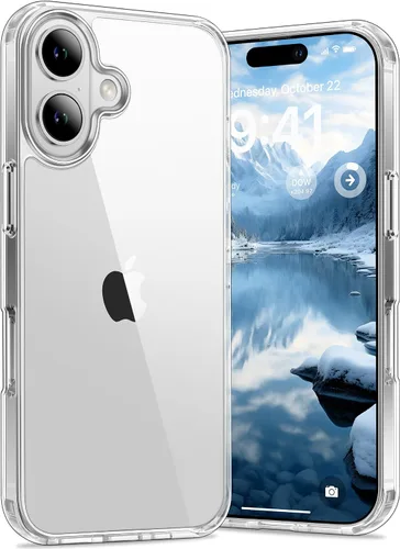 Vista 18 de Vakoo Funda transparente para iPhone 11 Pro Max, antiamarilleo, color negro