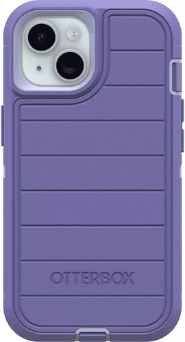 Vista 3 de OtterBox iPhone 14 y iPhone 13 (únicamente) - Funda Defender Series - Baby Blue Jeans - Solo la funda - Sin pantalla - Resistente y duradera