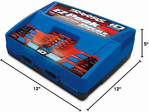 Vista 5 de Traxxas 2972 EZ-Peak Plus 100 vatios NiMH/LiPo Cargador dual con sistema iD