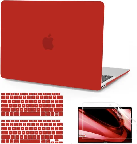 Vista 15 de B BELK Funda compatible con MacBook Air de 13 pulgadas 2022 2021 2020 2019 2018 A2337 M1 A2179 A1932 Touch ID, carcasa rígida de plástico mate