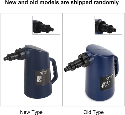 Vista 8 de Battery Filler - Botella de llenado de agua de batería de 2 litros/carrito de golf de ciclo profundo, botella de llenado de batería resistente