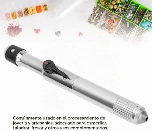 Vista 3 de Pieza de mano para, pieza de mano giratoria Chuck Key Fit Flexible Shaft Grinders Herramienta de joyería