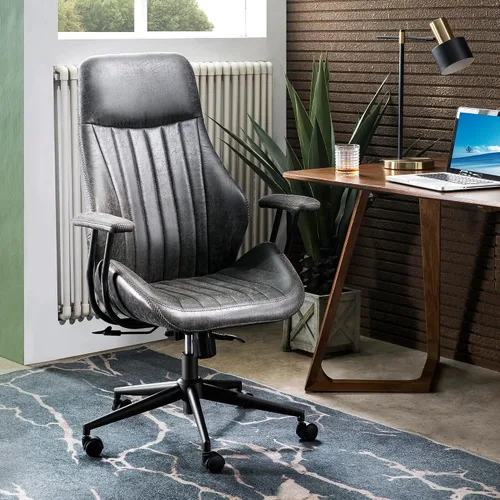 Vista 12 de ovios Silla ergonómica de oficina con respaldo alto, silla de computadora