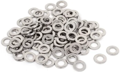 Vista 5 de uxcell Arandela plana sellada de acero inoxidable M1.0.236 x 0.012 in para tornillo de perno 100Pcs