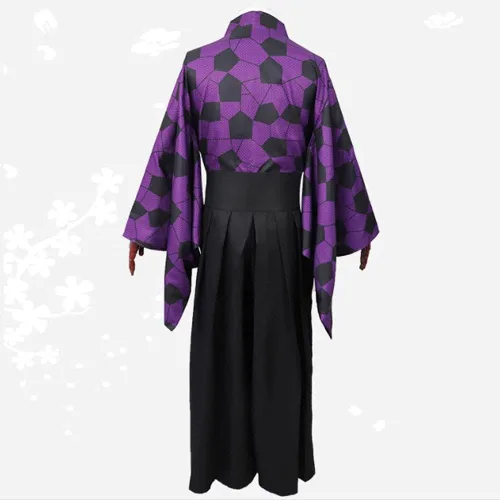 Vista 4 de Okazaki Kokushibou - Disfraz de kimono para cosplay de Halloween