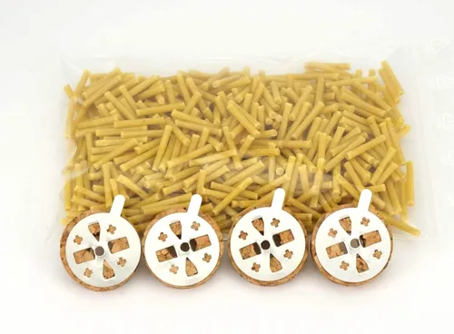 Vista 7 de Mechas de cera de abeja para lámparas ortodoxas de aceite de vigilia, velas flotantes, flotadores de corcho, altar casero