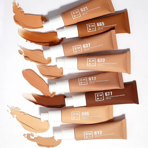Vista 3 de 3INA The Tinted Moisturizer SPF 30 - Hidratante facial teñido para mujeres con ácido hialurónico - Base de cobertura ligera a media - 613 - 1.01 oz