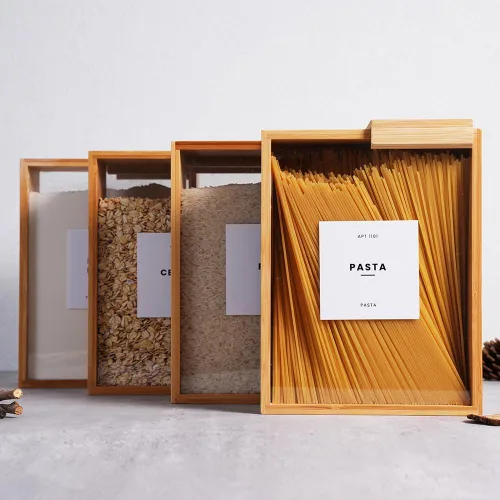 Vista 7 de APT 1101 Dispensador de alimentos 2L Organizadores y almacenamiento de cocina Contenedores de alimentos y dispensador de cereales