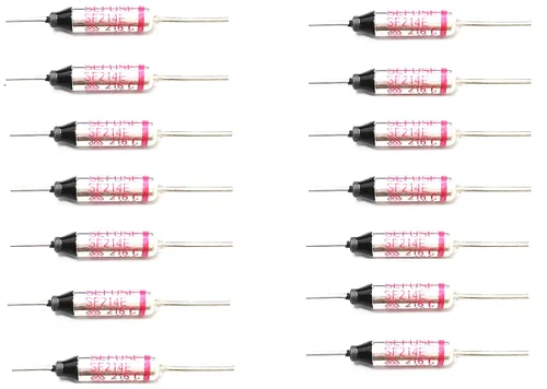 Vista 2 de SF129E SEFUSE fusible térmico NEC para corte, 5 unidades, 133 ºC, 10 A, 250 V.