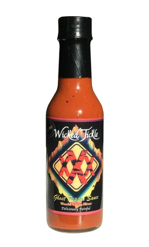 Vista 2 de La salsa de chipote mas picante del mundo XXX Ghost Pepper.