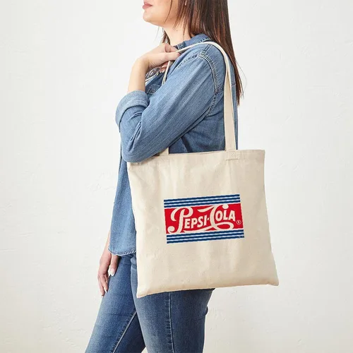 Vista 91 de CafePress Pepsi Tote Bag Bolsa de lona natural, bolsa de compras de tela, Caqui