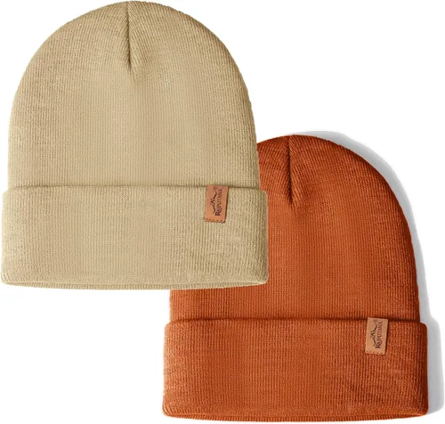 Vista 48 de Rajputana 1 y 2 Packs Gorro de invierno unisex de punto para hombre y mujer 2-Camuflaje
