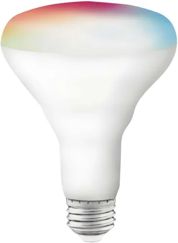 Vista 10 de Satco S11254 Starfish - Bombilla LED inteligente A19 de 10 vatios que cambia de color, funciona con Siri, Alexa, Google Assistant, SmartThings