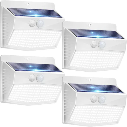Vista 35 de Peasur 1 paquete de luces solares con sensor de movimiento para exteriores