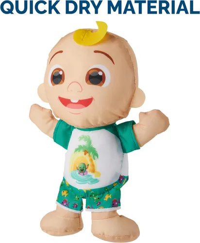 Vista 4 de SwimWays Cocomelon JJ Swim Huggable, juguetes para niños, juguetes de baño y juguetes de playa, animal de peluche flotante de agua para niños de 1