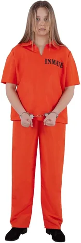 Vista 2 de Party Expert disfraz de recluso niños