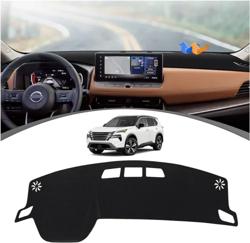 Vista 13 de FIILINES Cubierta para tablero Compatible con Mazda 3 2010-2013 Accesorios Tapete para tablero para Mazda 3 Accesorios Tapete para salpicadero