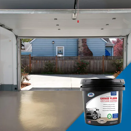 Vista 2 de Rain Guard Water Sealers SP-1504 Sellador de uretano para piso de garaje beige de una sola pieza, listo para usar, cubre hasta 200 pies cuadrados 1