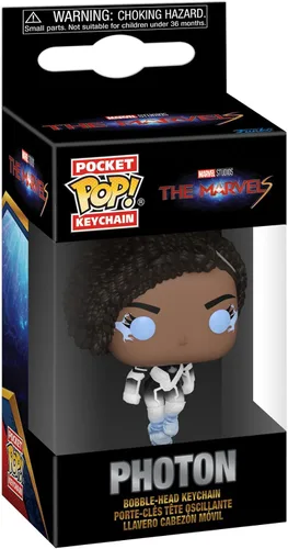 Vista 2 de Funko POP! - Llavero con diseño de fotón, diseño de fotón, relleno de calcetines, idea de regalo, producto oficial, fanáticos de las películas